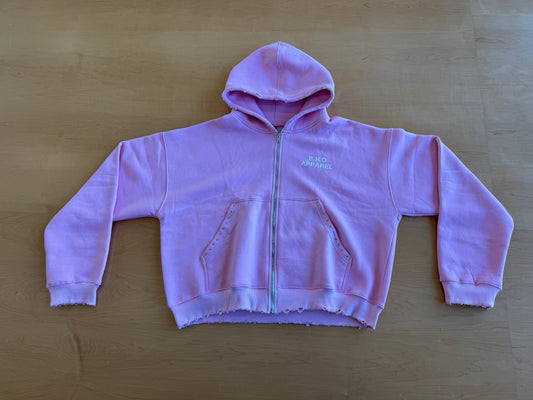 "Pink Vortex" Zip Up Hoodies